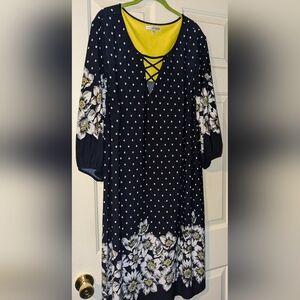 Plus size 22w navy blue dress